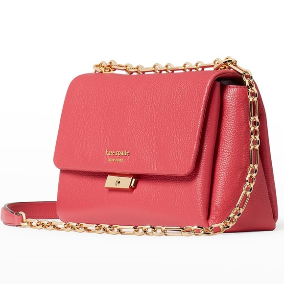 ⚡️NWT⚡️Kate Spade New York Carlyle Leather Chain Shoulder Bag - Picture 12 of 14